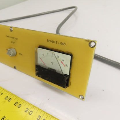 Operator Interface Control Panel Plate Spindle Load Meter Work Counter 20.5"x 4"