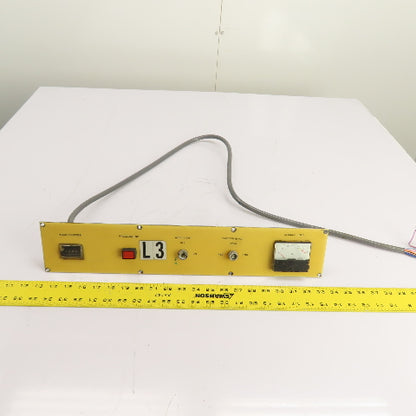 Operator Interface Control Panel Plate Spindle Load Meter Work Counter 20.5"x 4"