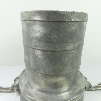 C-600 6" Aluminum Camlock Coupler Female Cam & Groove