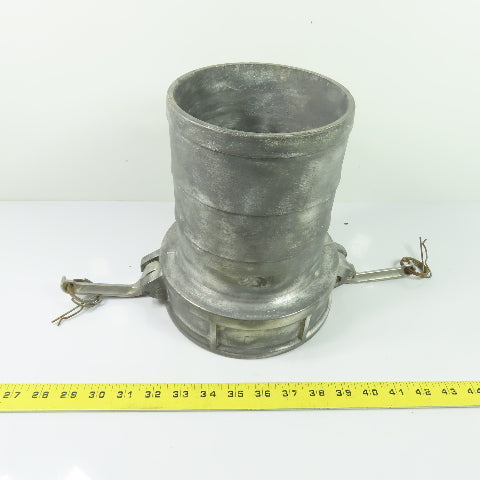 C-600 6" Aluminum Camlock Coupler Female Cam & Groove