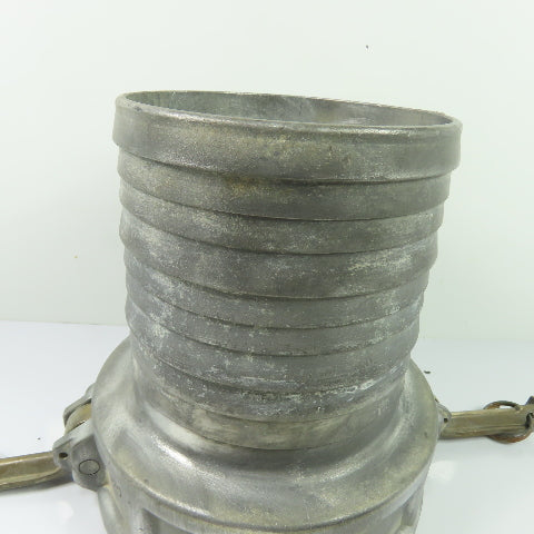 6C 6" Aluminum Camlock Coupler Female Cam & Groove