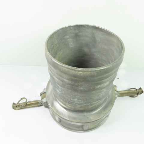 6C 6" Aluminum Camlock Coupler Female Cam & Groove