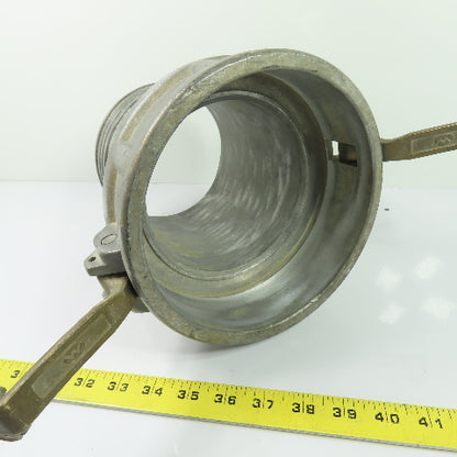 6C 6" Aluminum Camlock Coupler Female Cam & Groove