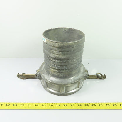 6C 6" Aluminum Camlock Coupler Female Cam & Groove