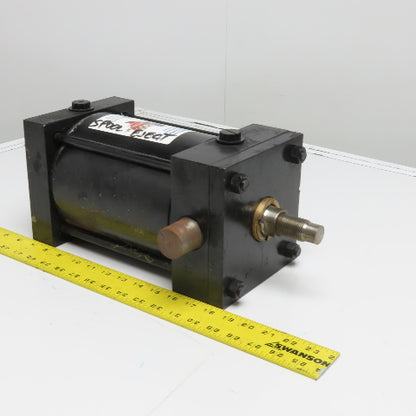 Parker D2A-U144 6" Bore 6-1/4" Stroke Tie Rod Air Cylinder 250PSI Trunnion