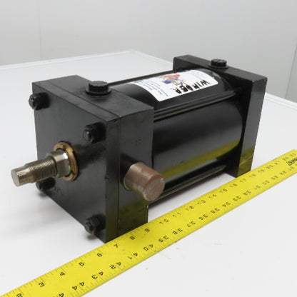 Parker D2A-U144 6" Bore 6-1/4" Stroke Tie Rod Air Cylinder 250PSI Trunnion