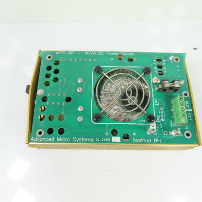 Advanced Micro Systems MPS-80 80VA DC Power Supply 120VAC Input 42V 84V Output