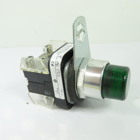 Allen-Bradley 800T-QB24G Illuminated Green Pushbutton Switch 24V AC/DC Ser T