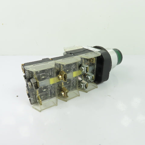 Allen-Bradley 800T-QB24G Illuminated Green Pushbutton Switch 24V AC/DC Ser T