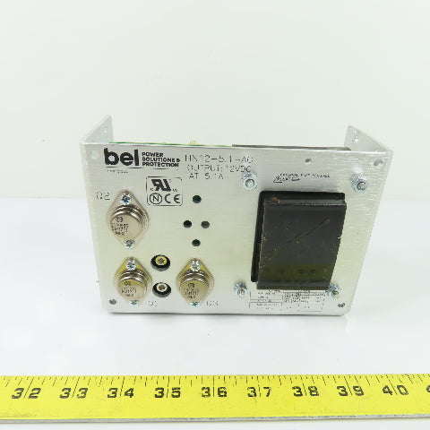Bel Power Solutions HN12-5.1-AG Power Supply 12VDC 5.1A Output 100-240V Input