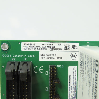 Dataforth SCMPB01-2 16-Channel Analog I/O Backplane 5VDC-400mA