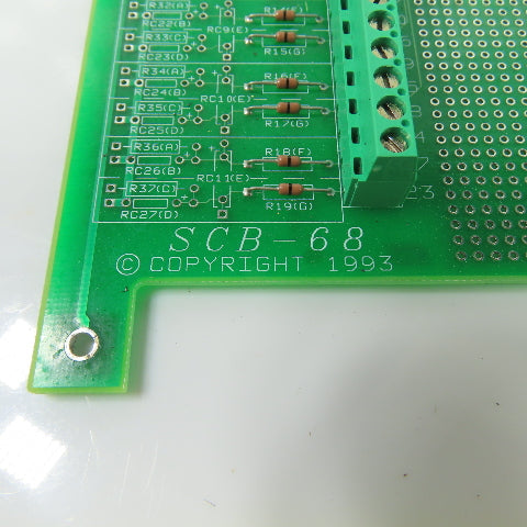 National Instruments 182470B-01 SCB-68 Shielded I/O Connector Block 68-Pin
