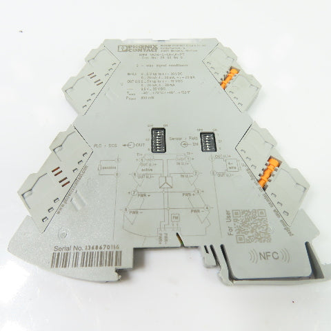 Phoenix Contact 2902040 MINI MCR-2-UI-UI-PT 3-Way Signal Conditioner 9.6V-30VDC