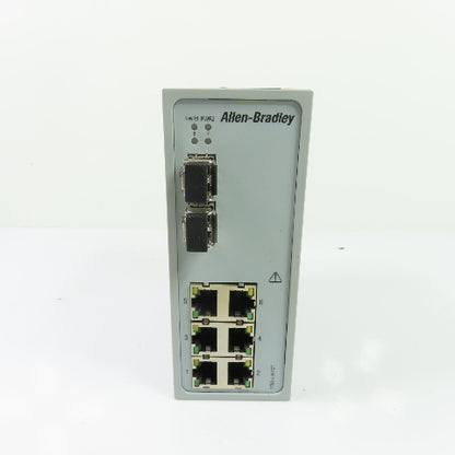 Allen-Bradley 1783-US6T2F Stratix 2000 Unmanaged Ethernet Switch 24V Ser A