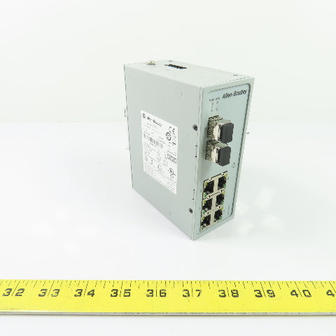 Allen-Bradley 1783-US6T2F Stratix 2000 Unmanaged Ethernet Switch 24V Ser A