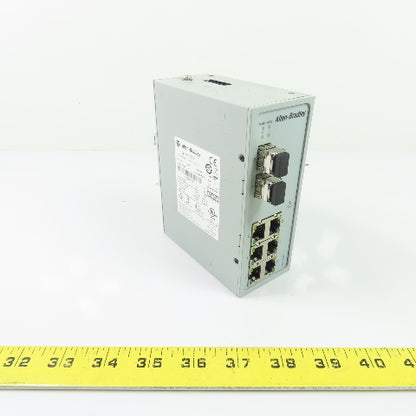 Allen-Bradley 1783-US6T2F Stratix 2000 Unmanaged Ethernet Switch 24V Ser A