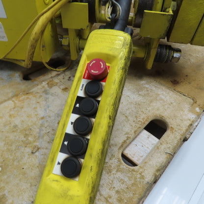 Vulcan 1 Ton 2 Speed Chain Hoist 575V 3Ph 15' Lift 24/48FPM W/ Power Trolley