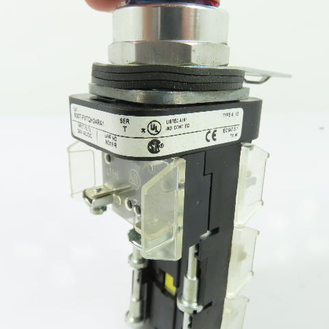 Allen-Bradley 800T-FXTQH24RA1 Illuminated Mushroom Head Push Button Switch 24V