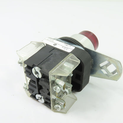 Allen-Bradley 800T-QB24R Red Illuminated Pushbutton Pilot Light 24V Ser T