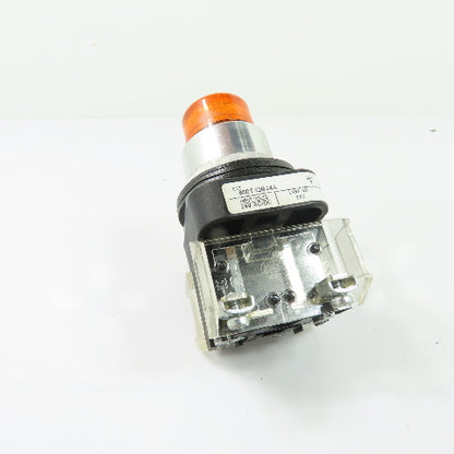 Allen-Bradley 800T-QB24A 24V AC/DC Amber Illuminated Pushbutton Switch Ser T