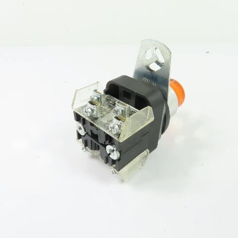 Allen-Bradley 800T-QB24A 24V AC/DC Amber Illuminated Pushbutton Switch Ser T