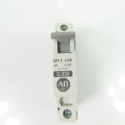 Allen-Bradley 1492-CB1 1-Pole Circuit Breaker 3A 277VAC 1Ph