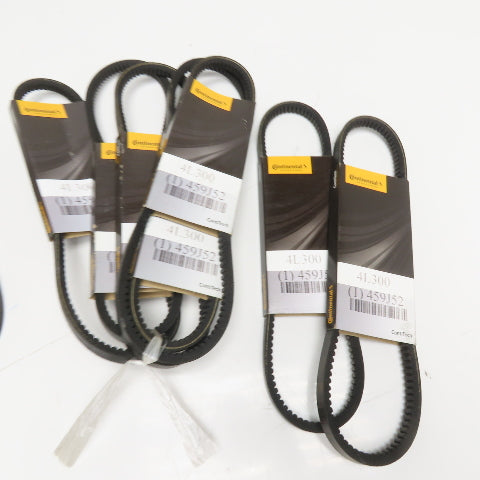 Continental ContiTech V-Belts 4L260 4L300 Lot Of 17