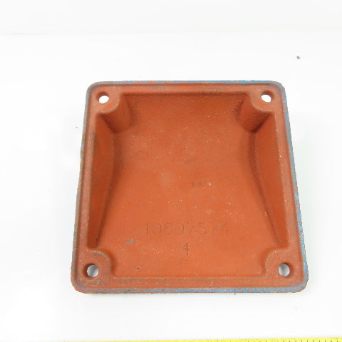 WEG 10807574 Electric Motor Cast Iron Terminal Junction Box Cover 5-1/2"x 5-1/2"