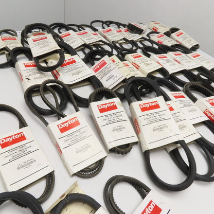 Dayton Huge Variety New V-Belts A, B, AX 3VX Section Restock Resell Lot Of 40