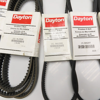 Dayton Huge Variety New V-Belts A, B, AX 3VX Section Restock Resell Lot Of 40