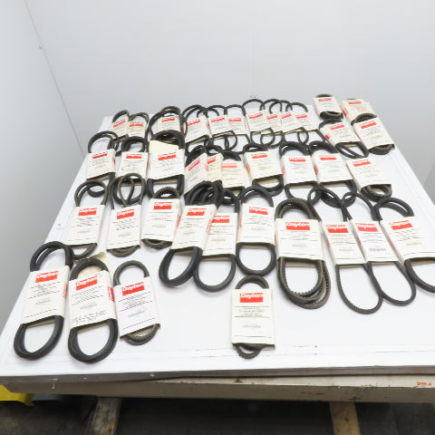 Dayton Huge Variety New V-Belts A, B, AX 3VX Section Restock Resell Lot Of 40