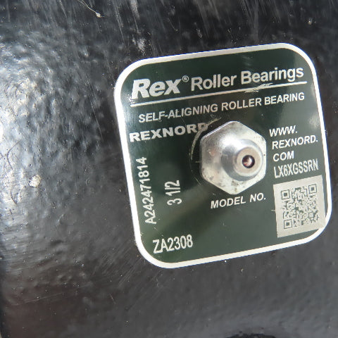 Rexnord ZA2308 2-Bolt Self-Aligning Pillow Block Roller Bearing 3-1/2" Bore NEW