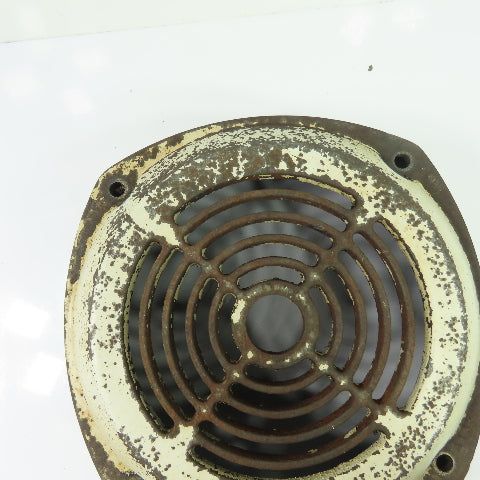 Cast Iron Electric Motor Housing Fan Cover Shroud Guard 10-5/8" OD x 4-3/8" W
