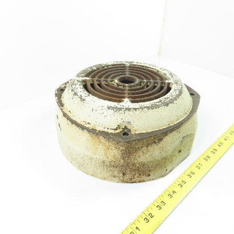 Cast Iron Electric Motor Housing Fan Cover Shroud Guard 10-5/8" OD x 4-3/8" W