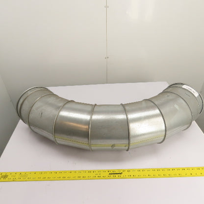 Nordfab 2-13010-9015-12200 Quick-Fit Galvanized Segmented Duct Elbow 10" 90°