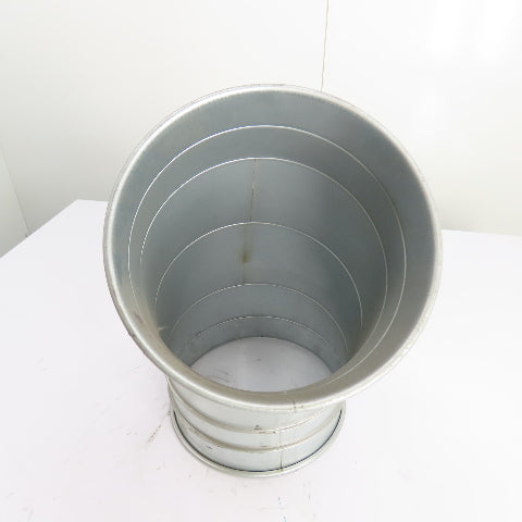 Nordfab 8040400010 10" QF 45° Galvanized Steel Segmented Duct Elbow 22ga