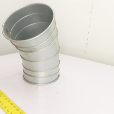 Nordfab 8040400010 10" QF 45° Galvanized Steel Segmented Duct Elbow 22ga