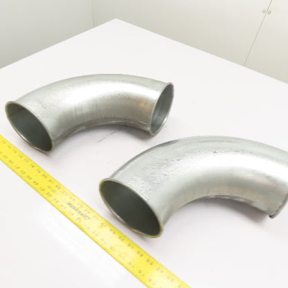 6" Galvanized Steel 90° Duct Elbows Lot Of 2