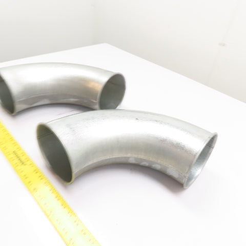 6" Galvanized Steel 90° Duct Elbows Lot Of 2