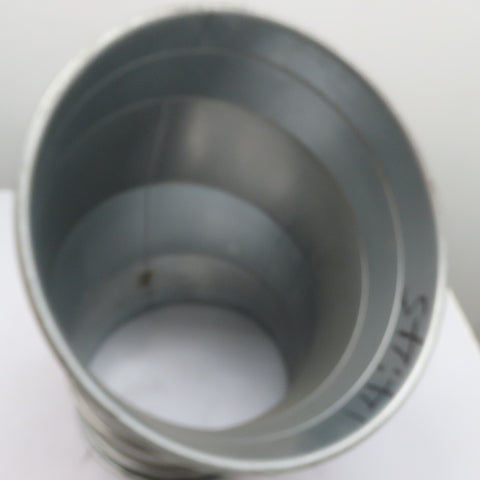 Nordfab 8040400026 14" 45-Degree Quick-Fit Segmented Galvanized Duct Elbow 20ga
