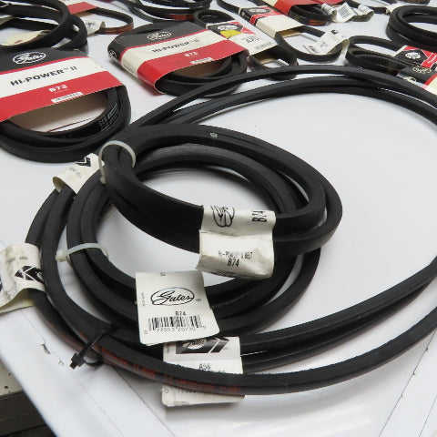 Gates Huge Variety V-Belt AX, 3VX, B, A Section Restock Resell Lot Of 30