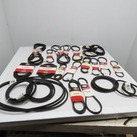 Gates Huge Variety V-Belt AX, 3VX, B, A Section Restock Resell Lot Of 30