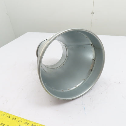 Nordfab 8040025889 Quick-Fit Galvanized Concentric Duct Reducer 22ga 10" to 6"