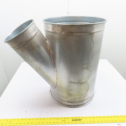 Nordfab 8040003708 Quick-Fit 30-Degree Lateral Branch Duct Fitting 16"x 16"x 8"