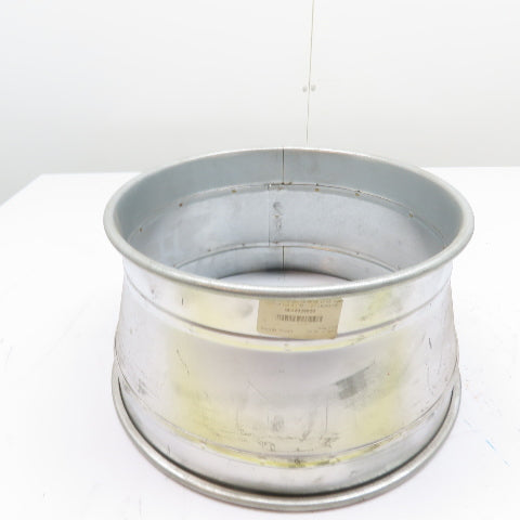 Nordfab 8040025928 Quick-Fit Galvanized Ductwork Taper Reducer 14" to 12" 20ga