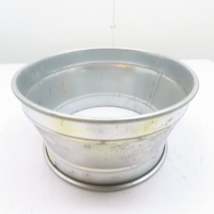 Nordfab 8040025928 Quick-Fit Galvanized Ductwork Taper Reducer 14" to 12" 20ga