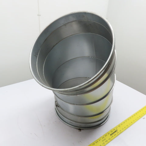 Nordfab 8040400034 16" 45° Elbow QF Duct Fitting 20ga Galvanized