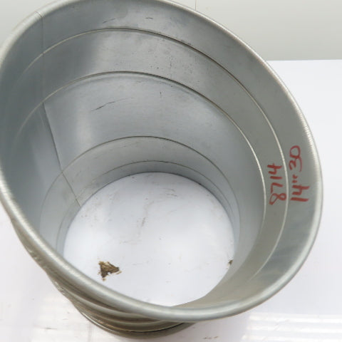 Nordfab 8040400025 14" 30° Quick-Fit Galvanized Duct Elbow 20ga