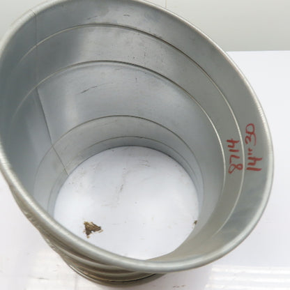 Nordfab 8040400025 14" 30° Quick-Fit Galvanized Duct Elbow 20ga