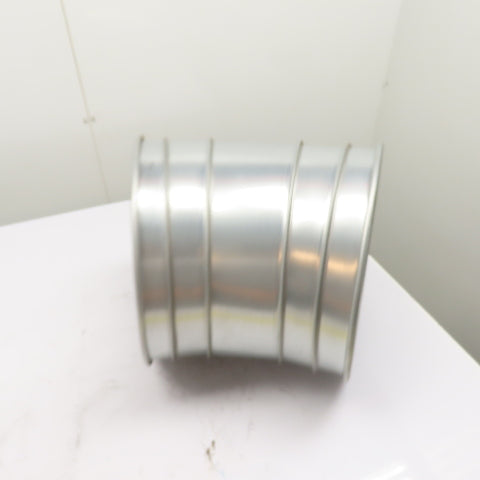 Nordfab 8040400025 14" 30° Quick-Fit Galvanized Duct Elbow 20ga